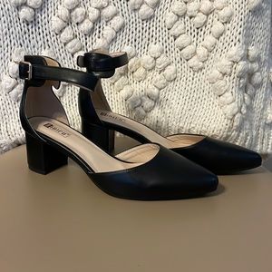 Black Ankle Strap Heels